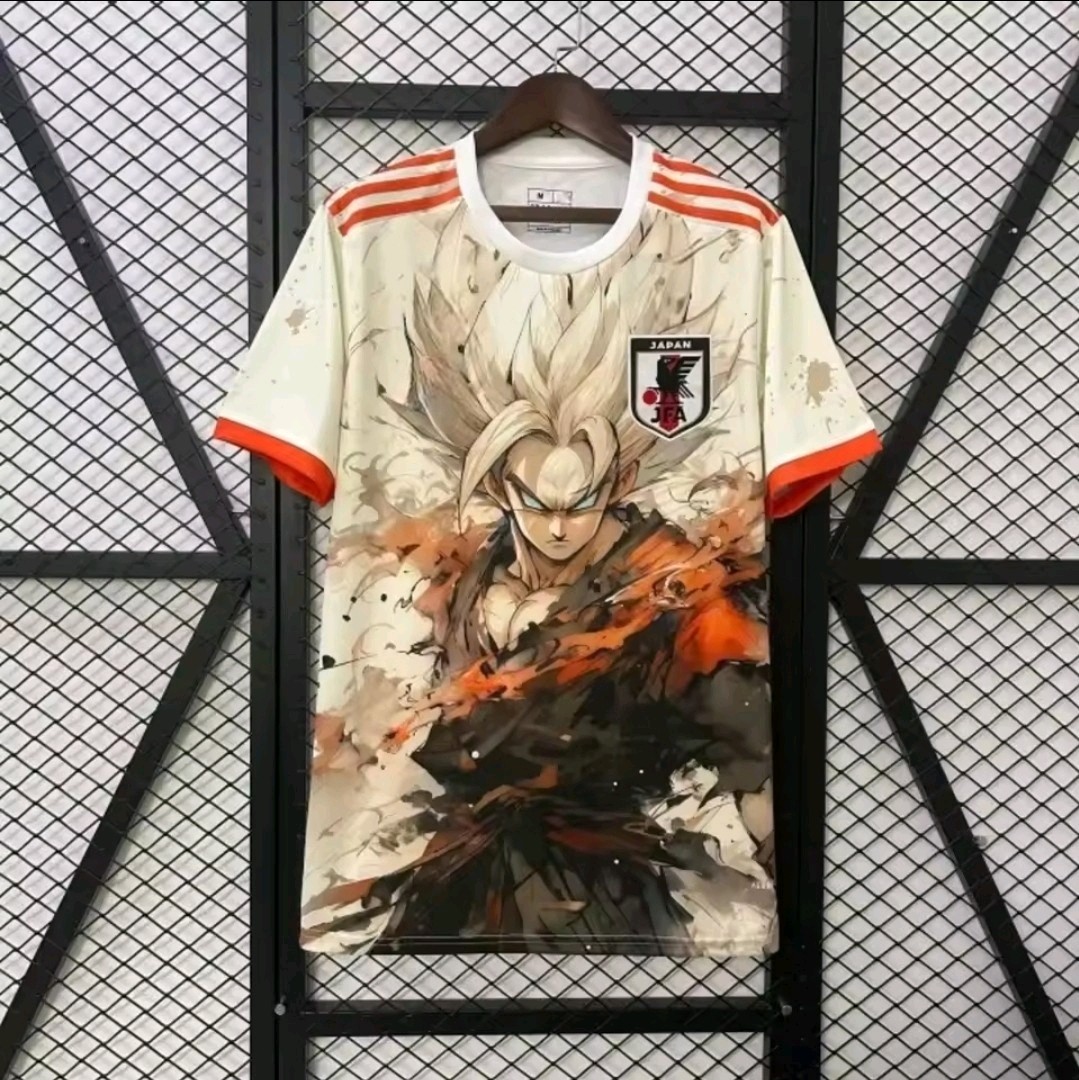 Camiseta De Fútbol Son Goku Equipo Japón Adulto Niño Dragon Ball Fan Ar