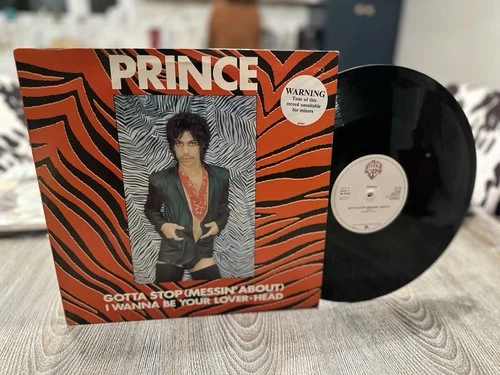 Prince Gotta Stop (Messin' About) 12" Vinyl UK 1st Press LV 47 Red Zebra Sleeve