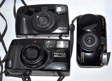 THREE 35MM CAMERAS 2 PENTAX  1 MINOLTA FOR PARTS OR REPAIR