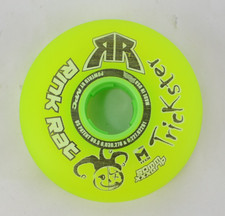 Rink Rat Trickster Inline Hockey Wheels 80mm XXX-Grip Green 4-Pack (0410-435)
