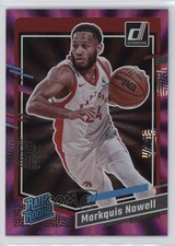 2023-24 Panini Donruss Rated Rookie Holo Purple Laser 22/99 Markquis Nowell 6k2