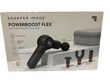 Sharper Image Powerboost Flex Handheld Massager, Deep Tissue Muscle Relief
