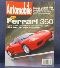 Automobile Magazine May 1999 Ferrari 360 Modena Mercedes S500 Lexus Gs400 S-type