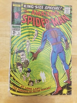 Amazing Spider-Man Annual 5 (1968)  Origin of Peter Parker's Parents  Key