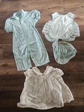 1960's Vintage 5-Pack Unisex Baby Outfits Handmade - Please Read Description