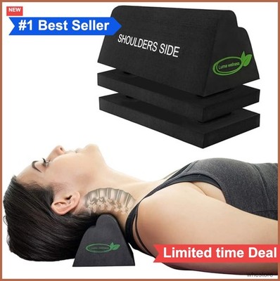 Cervical Traction Block Firm 3 Height Neck Stretcher Posture Correction Foam