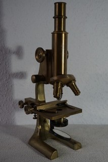 Winkel Zeiss Göttingen Messing Mikroskop Nr.29438 Antik Vintage Leitz Seibert