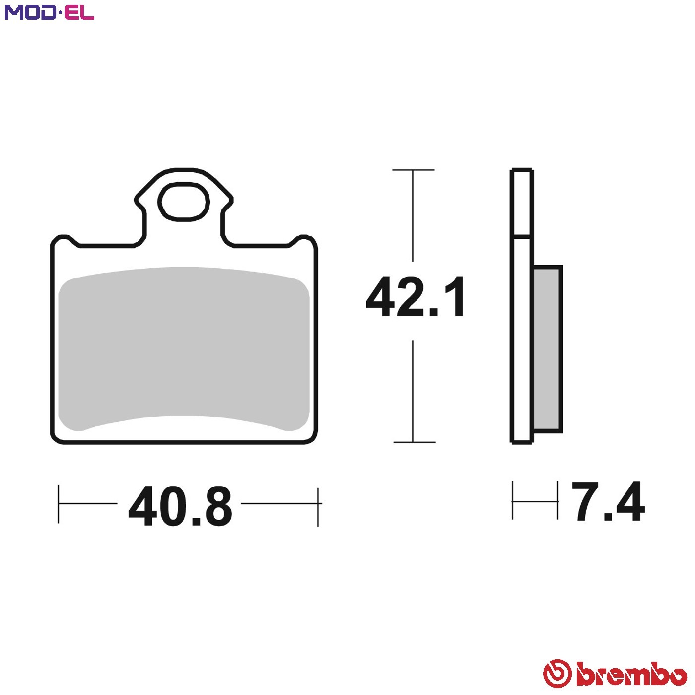 Brake Pads for KTM 250 FREERIDE E-XC 2018-2019 Rear Sinter Offroad Race Brembo - Image 15