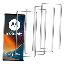 4 Pack Screen Protector Motorola Moto Edge 50 Fusion,Scratch Resistant,Easy
