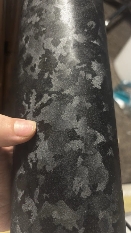 iPhone 13 Pro Max Vinyl Skin | MADE IN USA | Forged Carbon & Ghost Metal Camo - Image 4 of 4