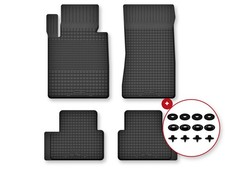 Schalenmatten Wannenmatten f�r BMW 2 F23 2014-2022 4tlg mit Stopper schwarz