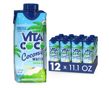 Vita Coco Coconut Water Pure Organic Taste Vital Nutrients  11.1 Oz (Pack Of 12)