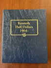 82 Kennedy Half Dollars 1964-1999 In A Whitman With A Few Silver & Proofs