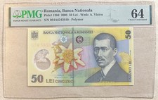 ROMANIA - P  120d - 50 LEI - 2008 -  PMG CH UNC 64