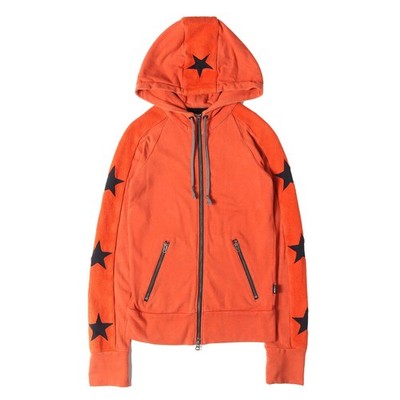 L.G.B. Ruglan Blue Hoodie Orange Size: 0 | Star Design Zip Used BEEG-0