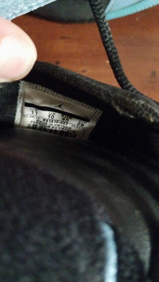 Размер 11 - Jordan Melo 1,5 черный синий серебристый - Изображение 4 из 4