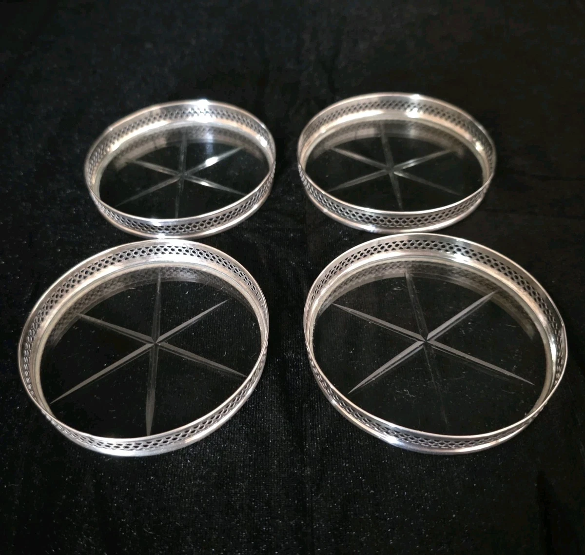 25+ Webster Antique US Sterling Silver Dishes & Coasters for sale