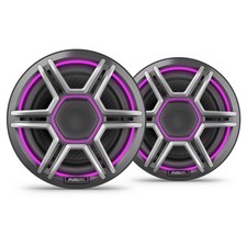 Garmin Fusion Apollo AP-FL65SPG 6.5" LED Marine Speakers Sport Grills, Gray, ...