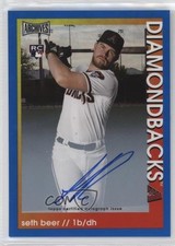 2022 Topps Archives Snapshots Blue Border Auto 41/50 Seth Beer #35 Auto 0rd2