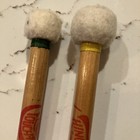 VTG Hinger Touch Tone Pro Custom Wood Tam Tam Mallets Drum Sticks Pair — photo 4