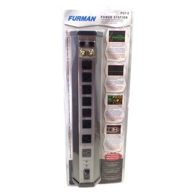 Furman PST-8 Power Station Power Conditioner 8-Outlet Surge Protector Sealed NOS