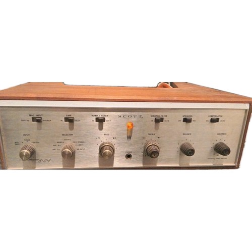 Vintage HH Scott LK-72B Stereo Integrated Tube  Amplifier Rare  Superb turns on