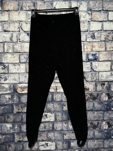 VTG 90’s Vassarette Black Lace Stirrup Leggings EUC Very Rare!  Sz M