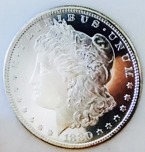 1880 S MORGAN SUPERSTAR DMPL! RICH CAMEO! MS+++++WOW COIN!  NR #64401