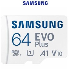 Samsung Evo Plus 64GB micro SDXC Class 10 Camera Memory 130MB/s