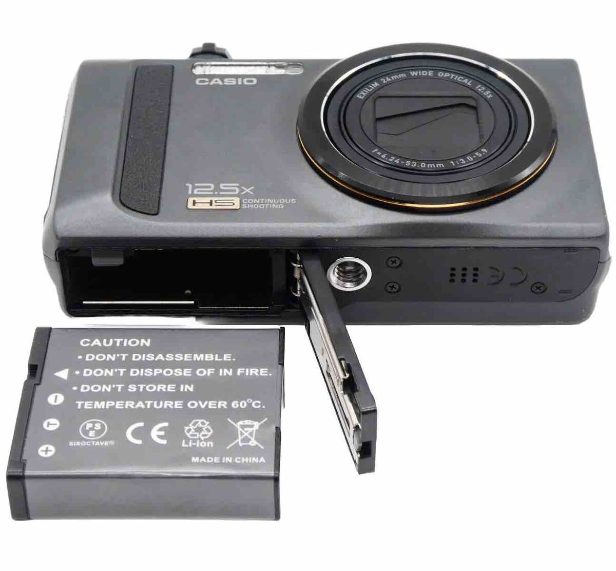CASIO EXILIM EX-ZR100 ZR100 Compact Digital Camera W. 12.5x CASIO EXILIM EX-ZR100 ZR100 Compact Digital Camera W. 12.5x