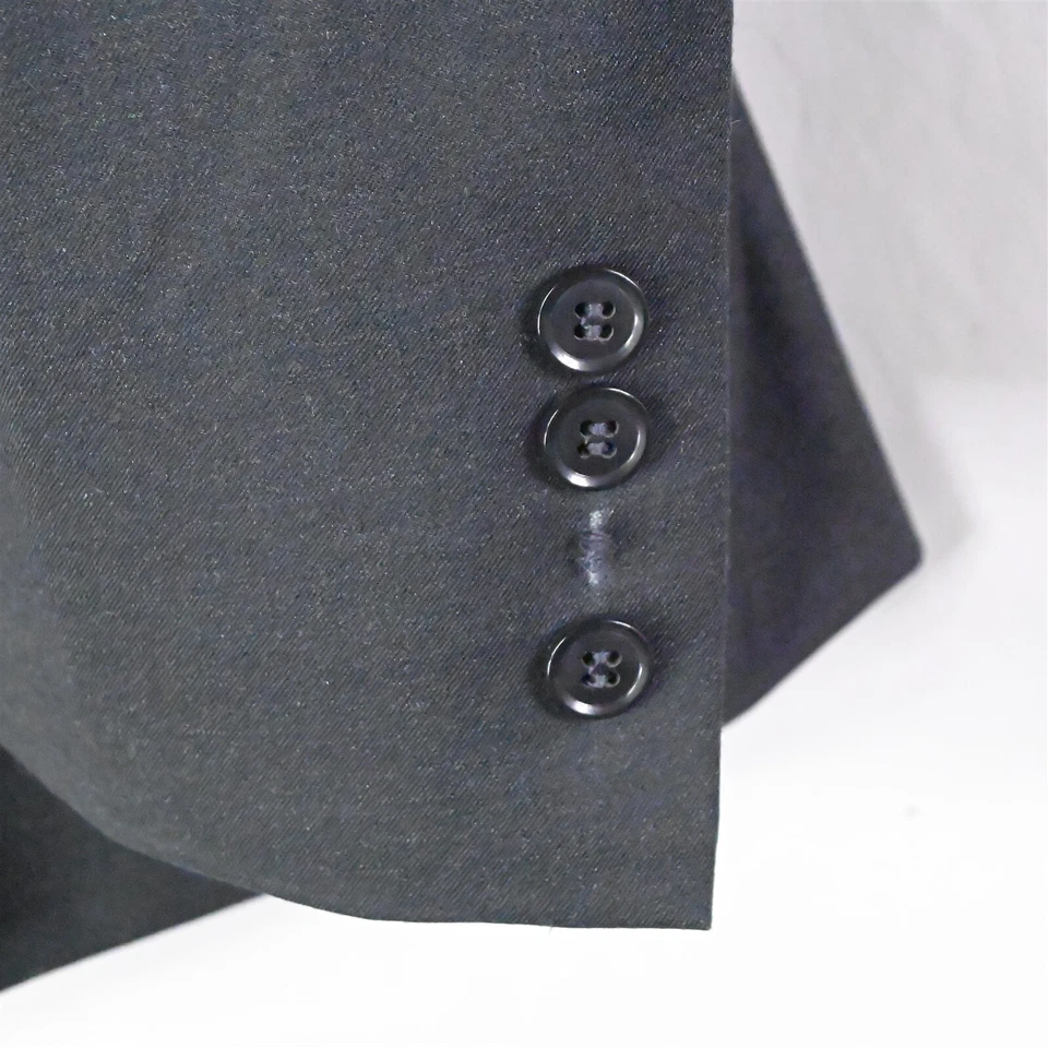 Andrew Fezza Assests 42R Gray Peak Lapel 2Btn Blazer Suit Jacket Sport Coat - Image 4 of 4