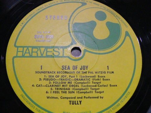 ORIGINAL TULLY SEA OF JOY AUSTRALIAN SURF ROCK SHVL 605 EMI HARVEST - 第 5/6 張圖片