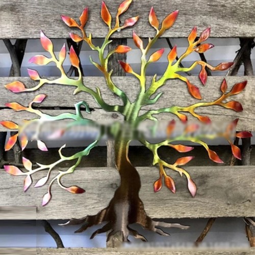 Metal Tree of Life Wall Silhouette Art Indoor Garden Home Gifts Ornamnet Decor - Picture 7 of 19