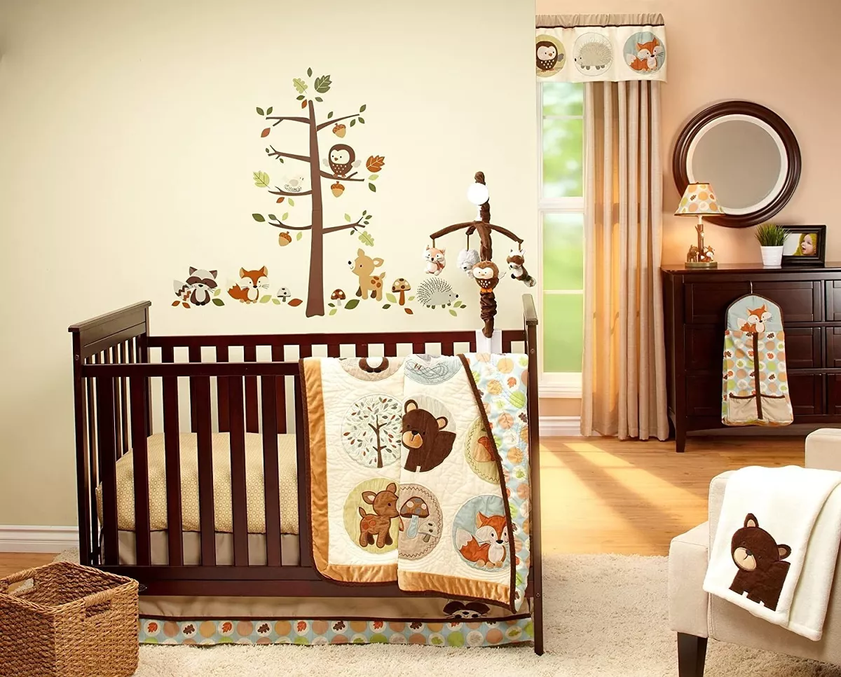 Woodland friends baby bedding 2025