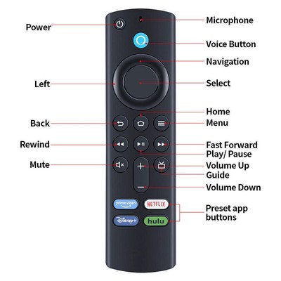 Amazon Alexa Fire TV Stick 4K Lite Max Cube New Replacement Voice Remote Control