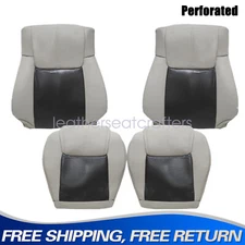 For 2006-2010 Jeep Commander Driver / Passenger Top Bottom Perforated Seat Cover