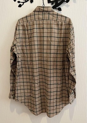 Rrl Double R L Cotton Check Long Sleeve Shirt Ralph Lauren | eBay