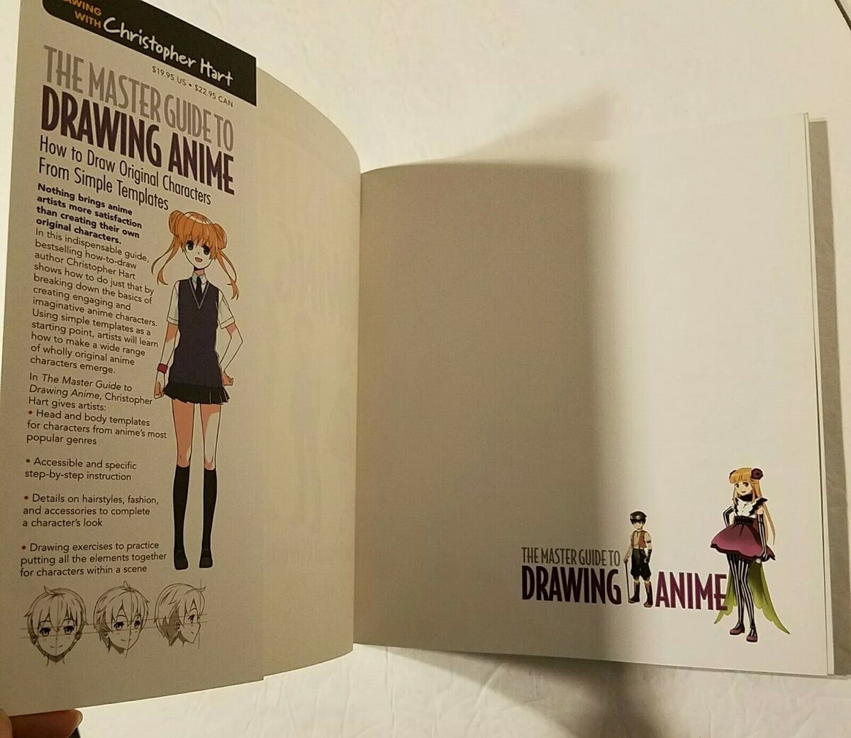 The Master Guide to Drawing Anime: How to Draw Original Characters from  Simple Templates by Christopher Hart, Paperback