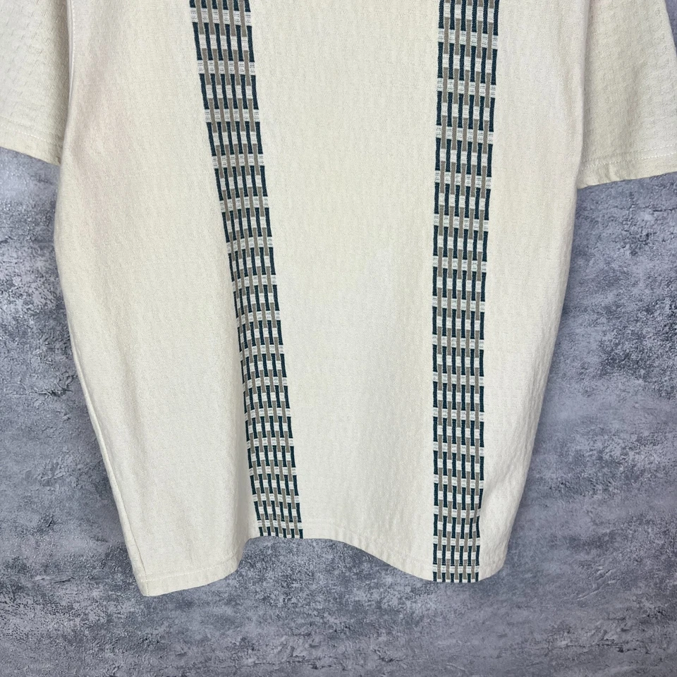 Camiseta Hombre Vintage Vision Street Wear Beige Algodón Talla M Foto 3 de 4