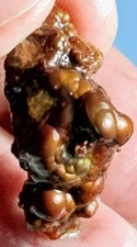 Vintage 1970s Deer Creek Arizona Fire Agate Rough 3.1 Ounces