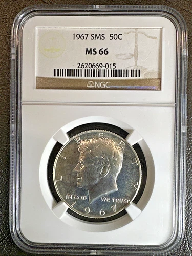 1967 KENNEDY SMS Half Dollar * NGC MS66 * UNCIRCULATED * Brown Label *