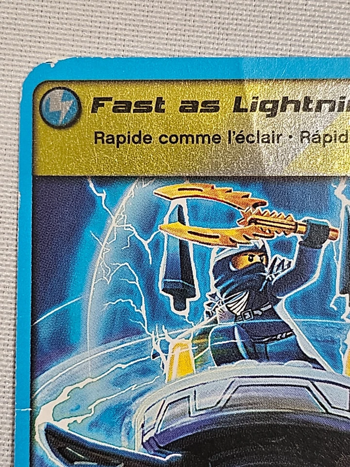 Lego Ninjago TCG - Fast As Lightening - Rare Foil Trading Card 53/125 - Image 2 of 4