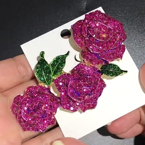 Broches fleur vintage tendance luxe épingles beaux bijoux cadeaux pour femmes hommes - Photo 40/244