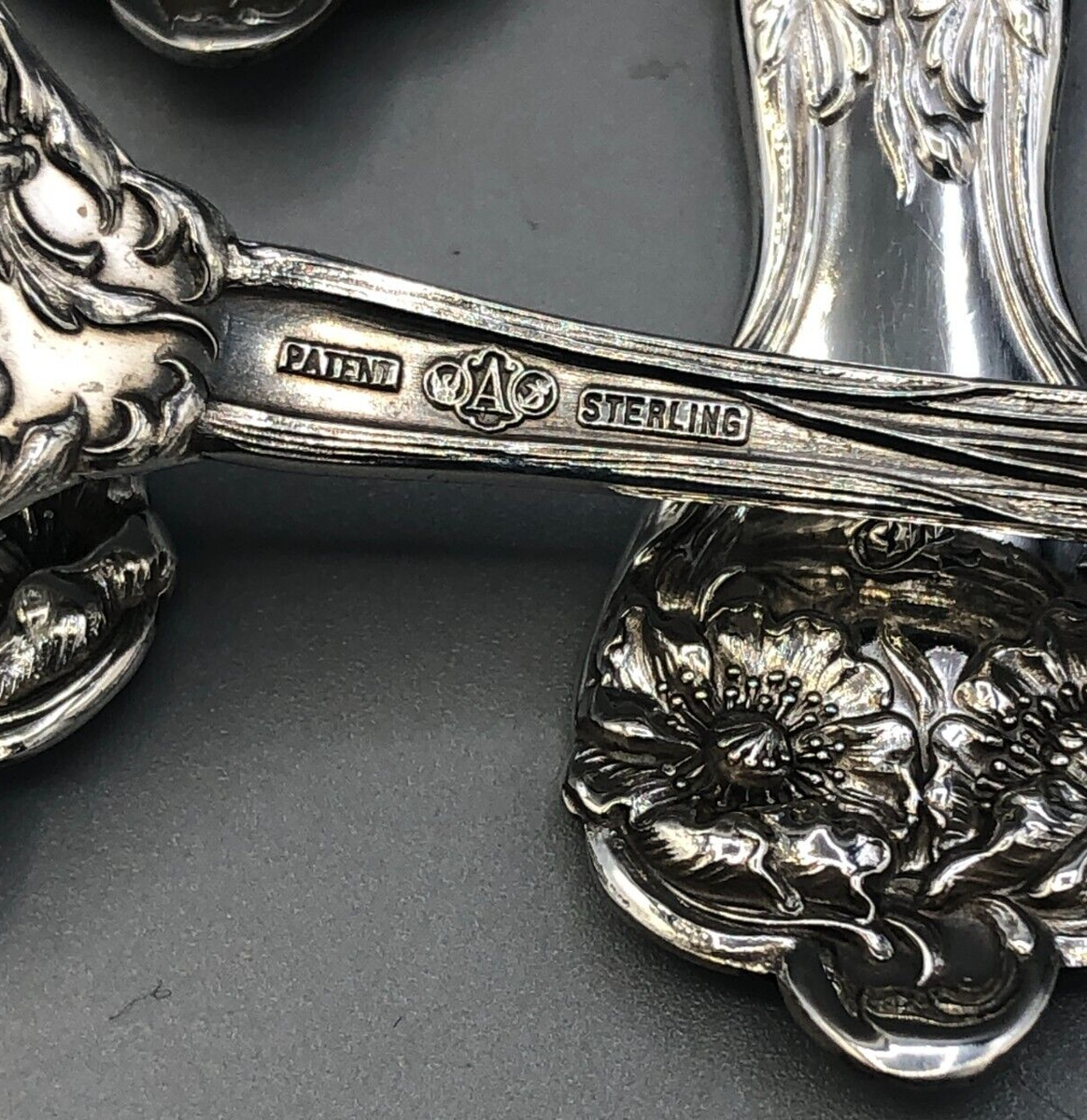 スターリングシルバー コンポート皿 C71-2 ALVIN アルヴィン　mine Majestic by Alvin Sterling Silver set of 12 Salad Forks 6