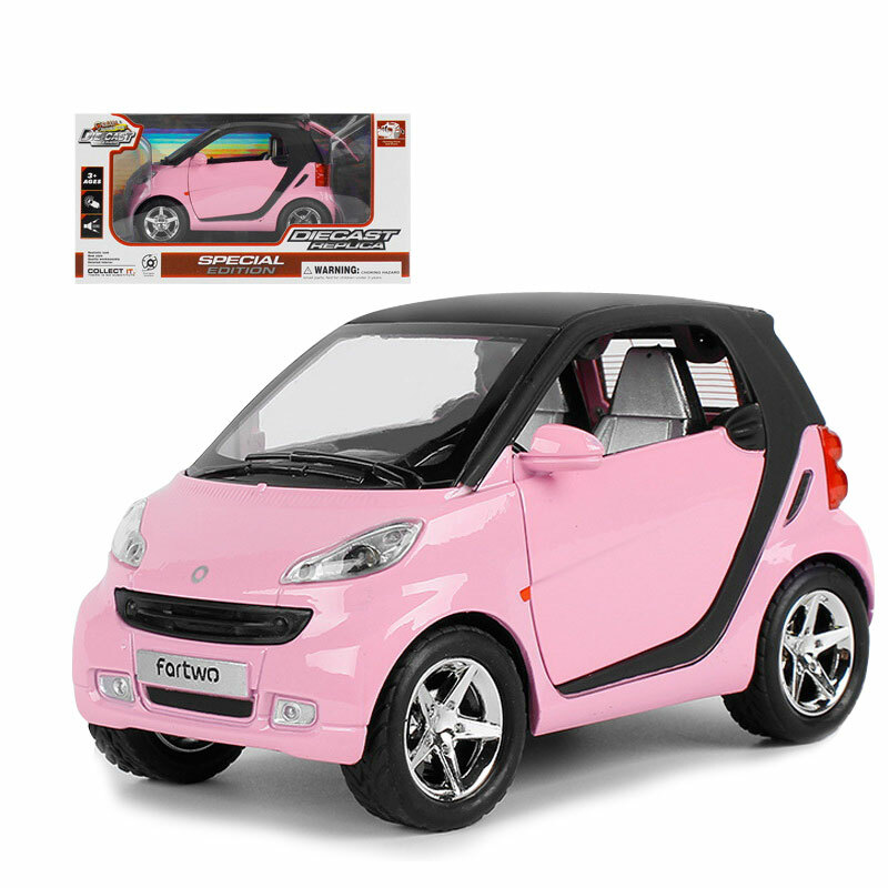 Smart Fortwo ダイキャスト 1/24 1:24 Smart ForTwo Die Cast Modellauto Auto Spielzeug Model