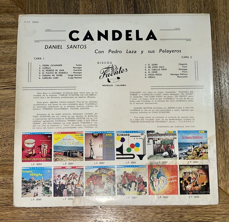 Daniel Santos Con Pedro Alza Y Sus Pelayeros - ¡ Candela ! - Guaracha - Image 2 of 4