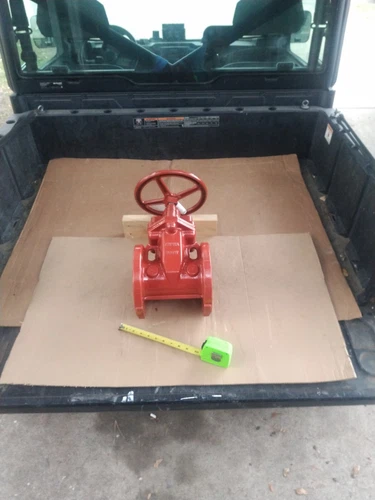 1) **New** "Nibco" F-619-RWS-HW, Gate Valve, Class 125, 4" Flange. **Cheap**