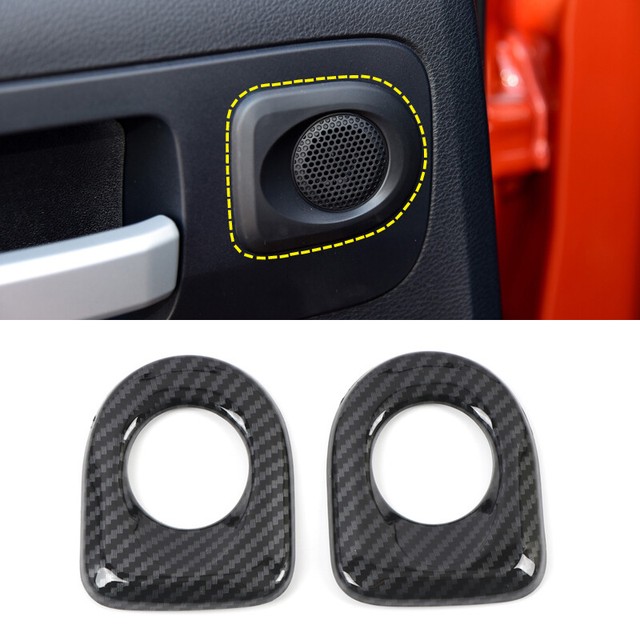 Accessories ABS Rear Row Stereo Speaker Cover Trim for Toyota Tundra