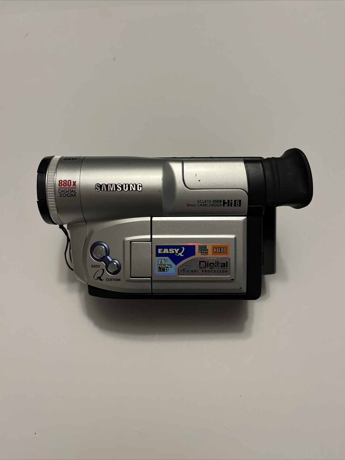 Samsung SCL810 Hi8 Handheld Camcorder Gray/Silver Video Camera eBay
