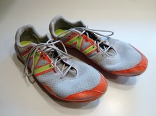 Mens NEW BALANCE TRACK  FIELD SHOE Size 13 D Spikes Cleats MR500RL Orange Gray